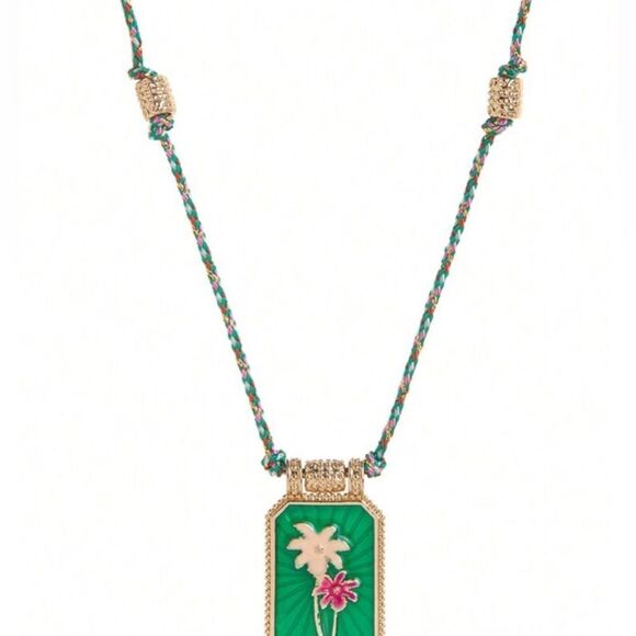 Flower necklace M1054 - Picture 1 of 4